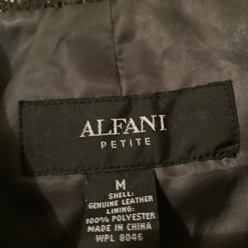 Olive Leather Jacket - Picture 3 of 5